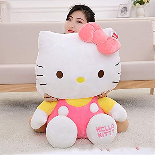 KIFFAY Lindo Peluche Hello Kitty muñeca Hello Kitty muñeca Gato Regalo Juguete Gran Juguete Creativo 35cm Rosa