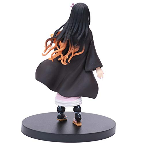 Kimetsu no Yaiba Tanjirou Kamado Nezuko Kamado Figura de acción Juguetes muñecas de PVC Decoraciones de Escritorio Colecciones con Caja 16 CM (Nezuko Kamado)