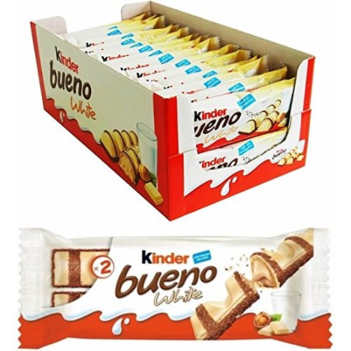 KINDER BUENO BLANCO 2 BARRITAS 43 GR - CAJA DE 30 UDS