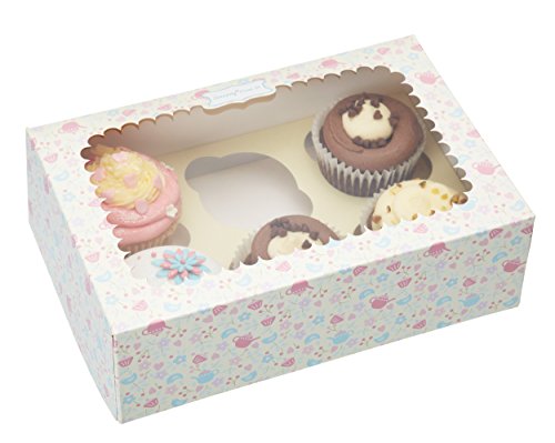 Kitchen Craft Sweetly Does It - Cajas de presentación para Cupcakes (Papel, 2 Unidades)