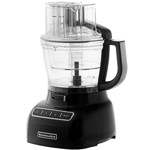 KitchenAid 5KFP1335EOB - Procesadores de alimentos, 300 W, 3.1 L, color negro y transparente