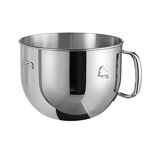 KitchenAid 5KR7SB batidora y Accesorio para Mezclar Alimentos - Accesorio procesador de Alimentos (6,9 L, Acero Inoxidable, Acero Inoxidable, Artisan)