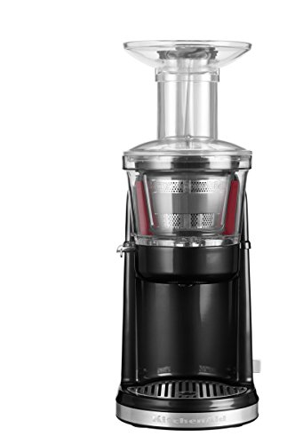 KitchenAid 5KVJ0111EOB - Exprimidor eléctrico, 80 rpm. 250 W, color negro