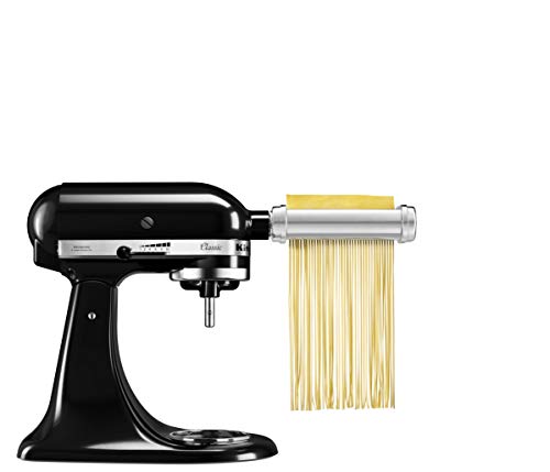 KitchenAid BUNDLECLASSICPASTA Bundle Robot da Cocina : 5K45SSEOB + 5KSMPRA, Negro Onix, Onxy Black