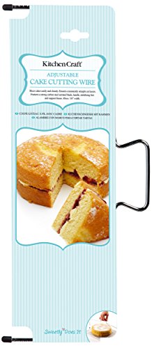 Kitchencraft Alambre Cortador de Pasteles, tartas de acero, 40cm/16" de ancho