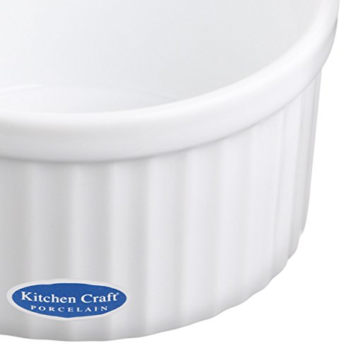 Kitchencraft Bol, Porcelana, Plateado, 44x7.21x1.11 cm