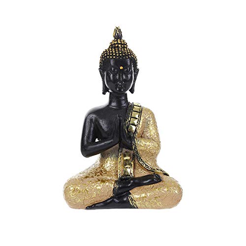 KJFSDH Estatuas Figuritas Decoración Escultura Figuritas Decorativas Estatuas Exquisita Estatua De Buda Tailandés Rezando Sentado Meditando Escultura De Estatuilla Feng Shui Adornos Artesanías para