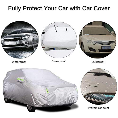 KKmoon Funda para Coche, Funda Coche Exterior, Cubierta coche Exterior, Antipolvo, Resistente a los aranazos (5,3 x 2,0 x1,5m)