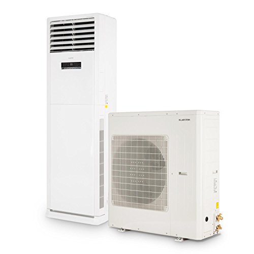 KLARSTEIN Koloss Aparato de Aire Acondicionado (Vertical, 40000 BTU / 12 kW y calefacción de 13,6 kW, eficiencia energética A, 4 velocidades, función Turbo, Mando a Distancia)