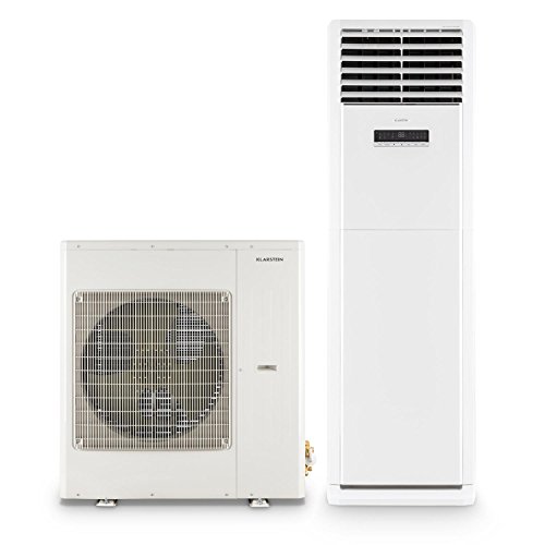 KLARSTEIN Koloss Aparato de Aire Acondicionado (Vertical, 40000 BTU / 12 kW y calefacción de 13,6 kW, eficiencia energética A, 4 velocidades, función Turbo, Mando a Distancia)