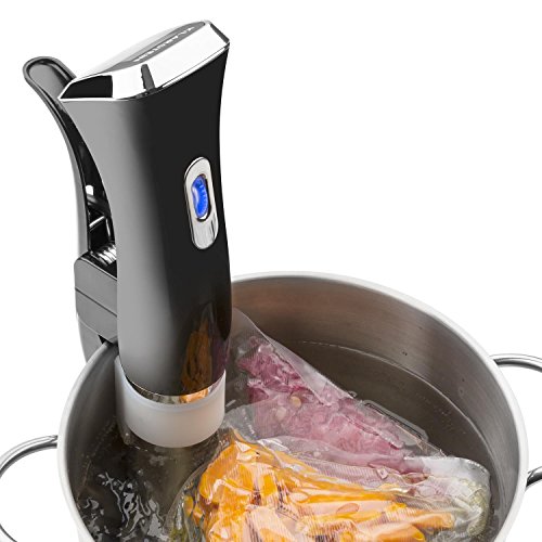 Klarstein Set Quickstick Sous Vide y Envasadora al vacío Foodlocker Pro (cocina saludable en casa, máquina de cocción al vacío por inmersión)