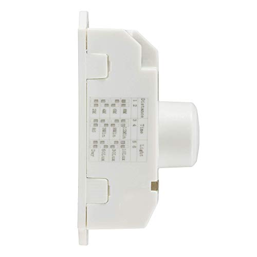 Knightsbridge Microwave Sensor de microondas de 5,8 GHz, policarbonato, Blanco, OS008