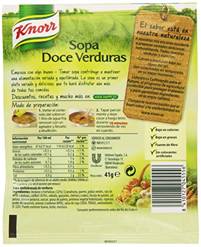 Knorr - Sopa Desh Doce Verduras 41 gr