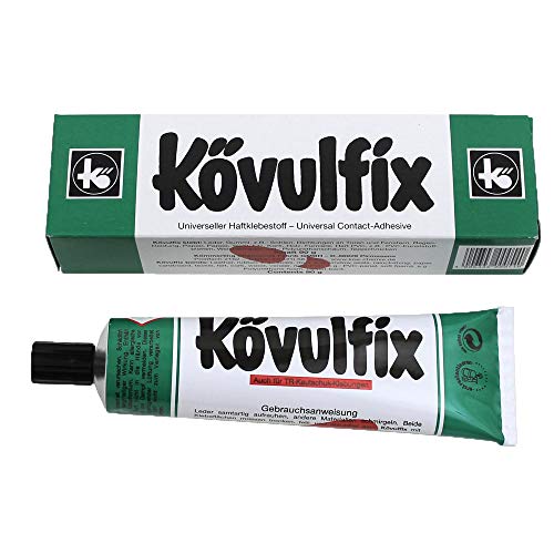 Koevulfix Rekord 90g contacto pegamento adhesivo para todos uso, para zapatos cuero goma fieltro corcho y más. Alta calidad producto hecho en Alemania