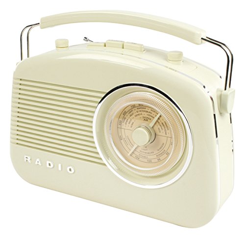 König HAVTR710BE HAV-TR710BE Radio Dise#O RETR, 5.5 W, 9 V, Beige