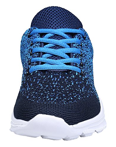 KOUDYEN Zapatillas Deportivas de Mujer Hombre Running Zapatos para Correr Gimnasio Calzado Unisex,XZ746-W-blue-EU35