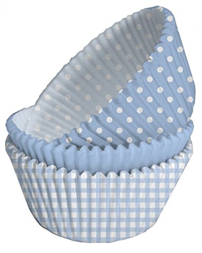 KPW 89 Piezas Baby Shower Muffin dekorations Back Set Azul para hasta 75 Cupcakes