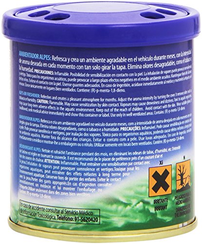 Krafft 17392 Ambientador Lata de Alpes, Azul, 60 ml