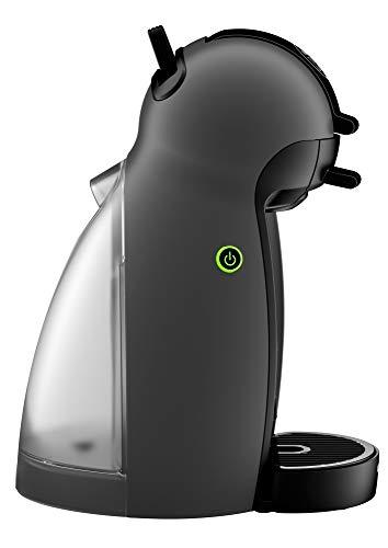 Krups Nescafé Dolce Gusto Piccolo antracita y 6 cajas de café ecológicas Colombia - Cafetera de cápsulas multiusos, Máquina de café para bebidas frías o calientes Y4099FD