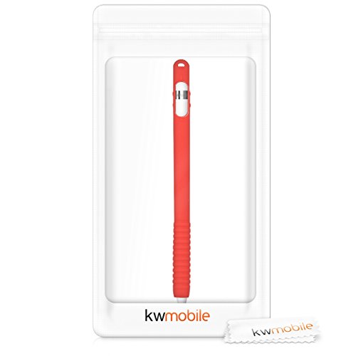 kwmobile Funda Compatible con Apple Pencil (1. Gen) - Carcasa de Silicona para lápiz de Tablet - Cover Antideslizante