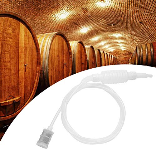 Kylewo Tubo de sifón de 2 m Filtro de sifón de Vino de plástico Tubo de sifón Filtro de Manguera para Alcohol Cerveza Vino Kit de Herramientas de Palo no tóxico