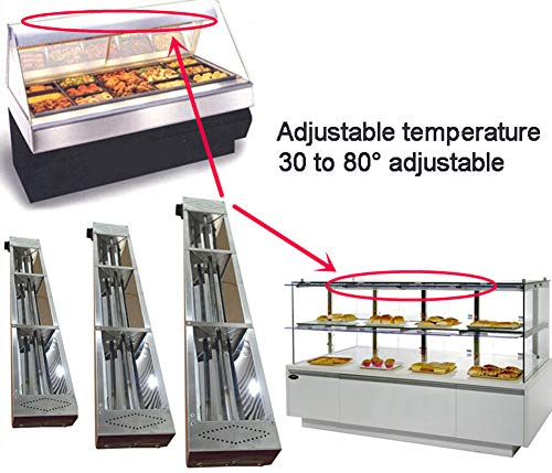 L-xiny Lámpara Colgante de Calor para Alimentos Calentadores de Alimentos Comerciales de Acero Inoxidable para Mantener Calientes Los Alimentos y Los Platos