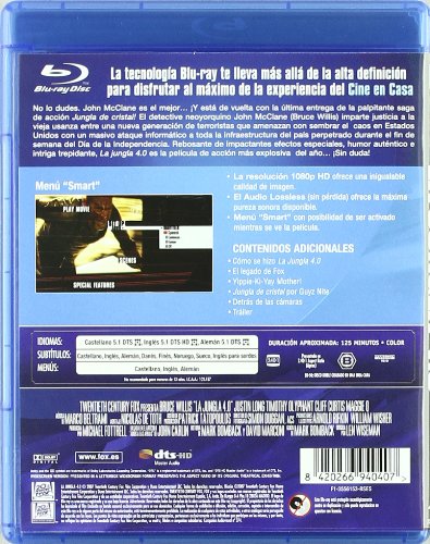 La Jungla 4.0 - Blu-Ray [Blu-ray]