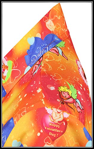 LA LEELA HD 3D Impreso Camisa Hawaiana para el día de San Valentín Presente par Amor corazón Cupid San Valentin Calabaza Naranja_AA203 XXL