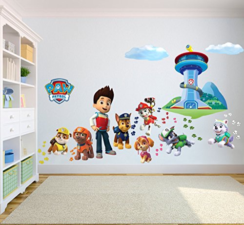 La Patrulla Canina - Adhesivo decorativo para pared de habitación infantil