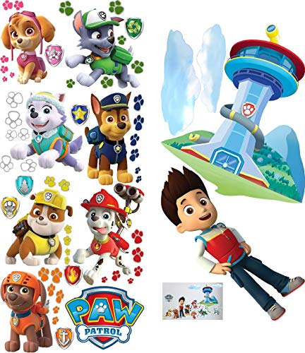 La Patrulla Canina - Adhesivo decorativo para pared de habitación infantil