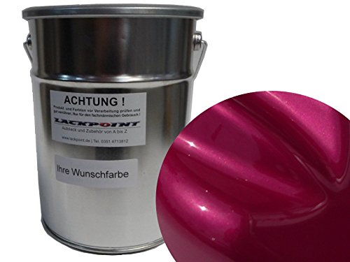 Lackpoint 0,5 litros para Combustible zfertigen Capa de Base Candy Rosa Metalizado Auto Barniz Tuning Trend