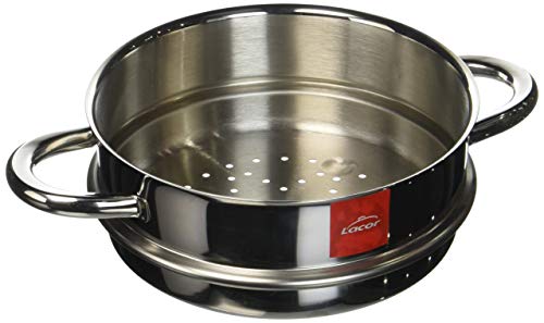 Lacor - 40424 - Cacerola Vapor Vitrocor 24cm Inox