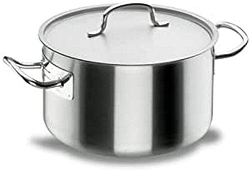 Lacor - 50041 - Cacerola Alta Con Tapa Chef Classic 40cm Inox