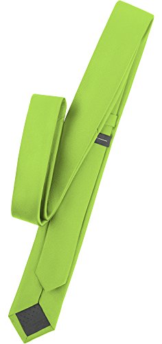 Ladeheid Corbatas Estrechas Diversidad de Colores Accesorios Ropa Hombre SP-5 (150cm x 5cm, Pistacho)