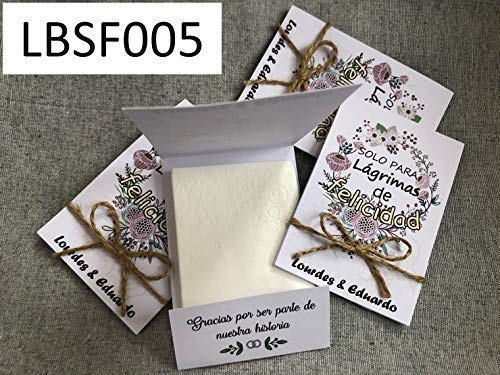 LÁGRIMAS DE FELICIDAD para boda, bautizo o comunión. 50 unidades. Detalles para invitados