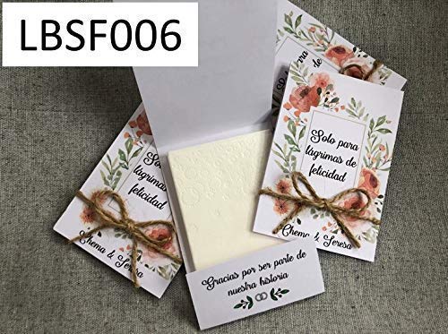 LÁGRIMAS DE FELICIDAD para boda, bautizo o comunión. 50 unidades. Detalles para invitados