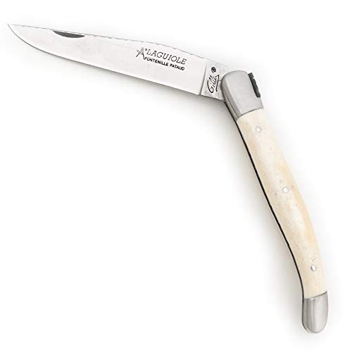 Laguiole cuchillo mango de hueso – bee (madre de Pearl directamente desde FRANCIA