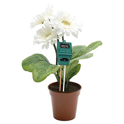 LAIYYI Medidor de humedad 3-en-1 Soil Tester, herramienta de prueba de suelo de acidez PH higrómetro de suelo para jardín, granja, césped, interior y exterior