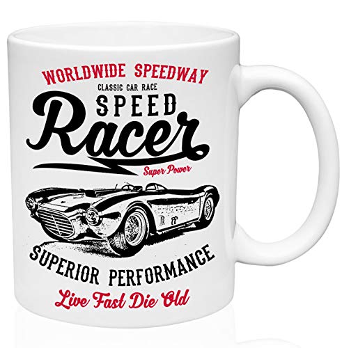 Lancia d24 spider sport 1953 speed racer 11oz Taza de café de cerámica de alta calidad