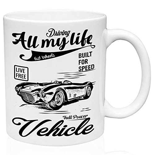 Lancia d24 spider sport 1953 vehicle power 11oz Taza de café de cerámica de alta calidad