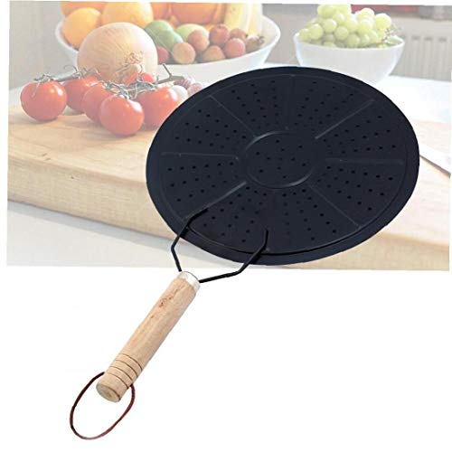 Lankater Fuegos Cocina de Gas de Calor Difusor Pan con Mango de Madera Domésticos de Cocina Utensilios Pad