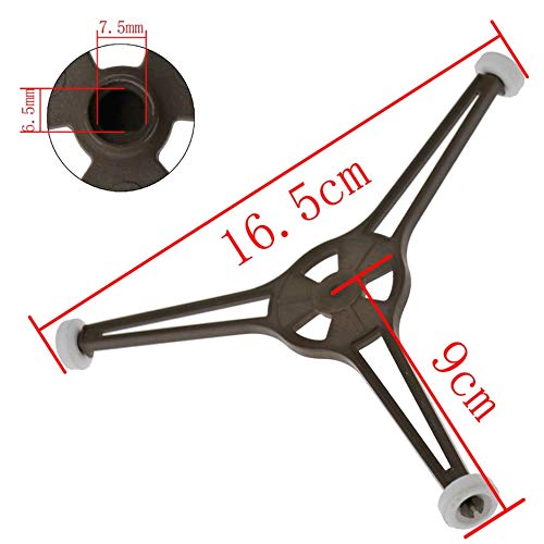 LAQI Soporte de microondas Soporte Universal para microondas con Triple Brazo Soporte de Placa de 24.5 cm