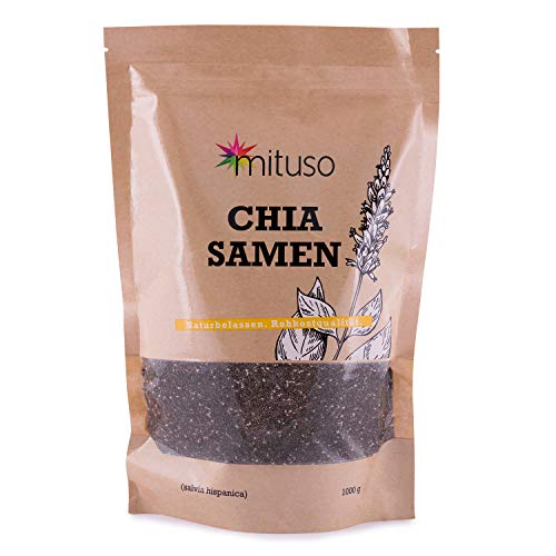 Las semillas de chía, mituso premium paquete 2er (2 x 1000 g)