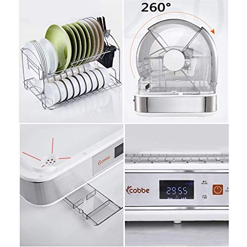 LAZ Esterilizadores Gabinete Desinfección a alta temperatura Armario Estante for platos Armario Estante de drenaje Esterilización Vajilla de cocina Secado (tamaño : 51X37X44cm)