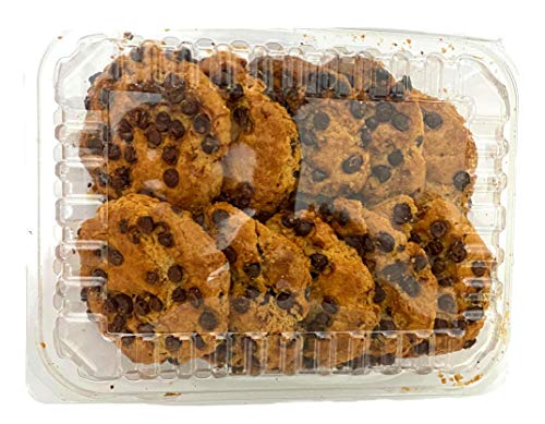 Lázaro Cookies Trocitos de Chocolate, 300g, Pack de 8 unidades.