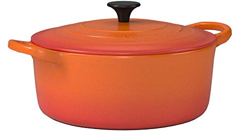 Le Creuset COCOTTE Redonda, Hierro Fundido, Volcánico, 20 cm