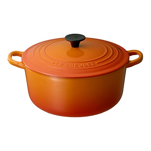 Le Creuset COCOTTE Redonda, Hierro Fundido, Volcánico, 20 cm