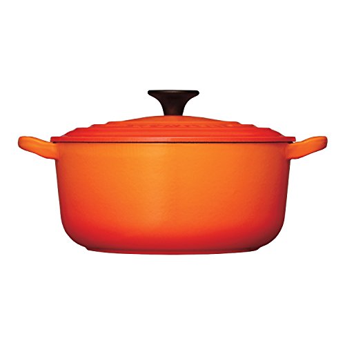 Le Creuset COCOTTE Redonda, Hierro Fundido, Volcánico, 20 cm