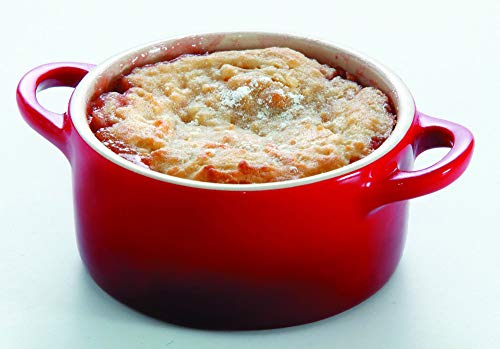 Le Creuset Mini cocotte, Redonda, 200 ml, 10 x 5 cm, Cerámica de gres, Cereza