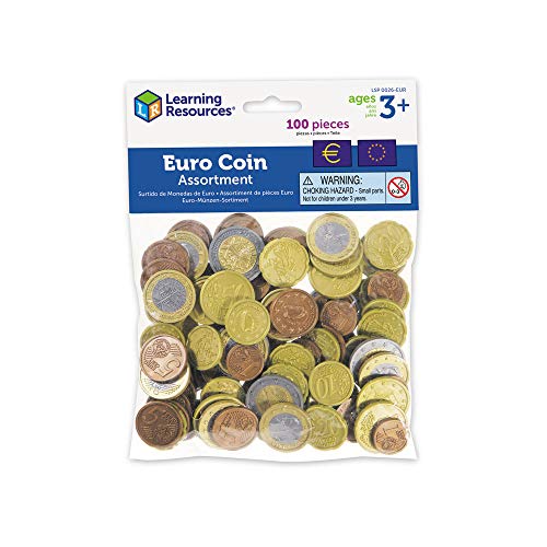 Learning Resources - Set monedas Euro (surtido: modelos aleatorios)